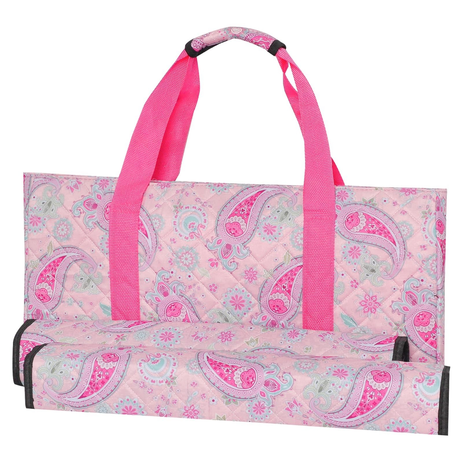 Pink Mahjong Bag(Empty Bag Only), American Mahjong Set Carrying Bag with Two …
