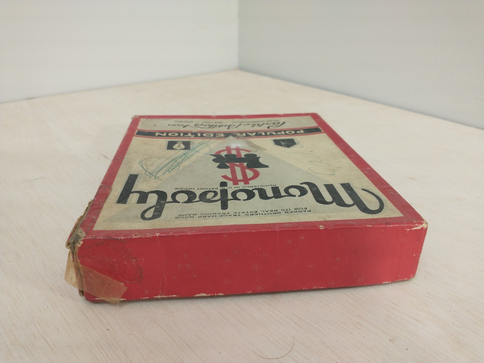 Vintage 1950’S Monopoly Popular Edition Parker Bros./ FLINCH 1938/