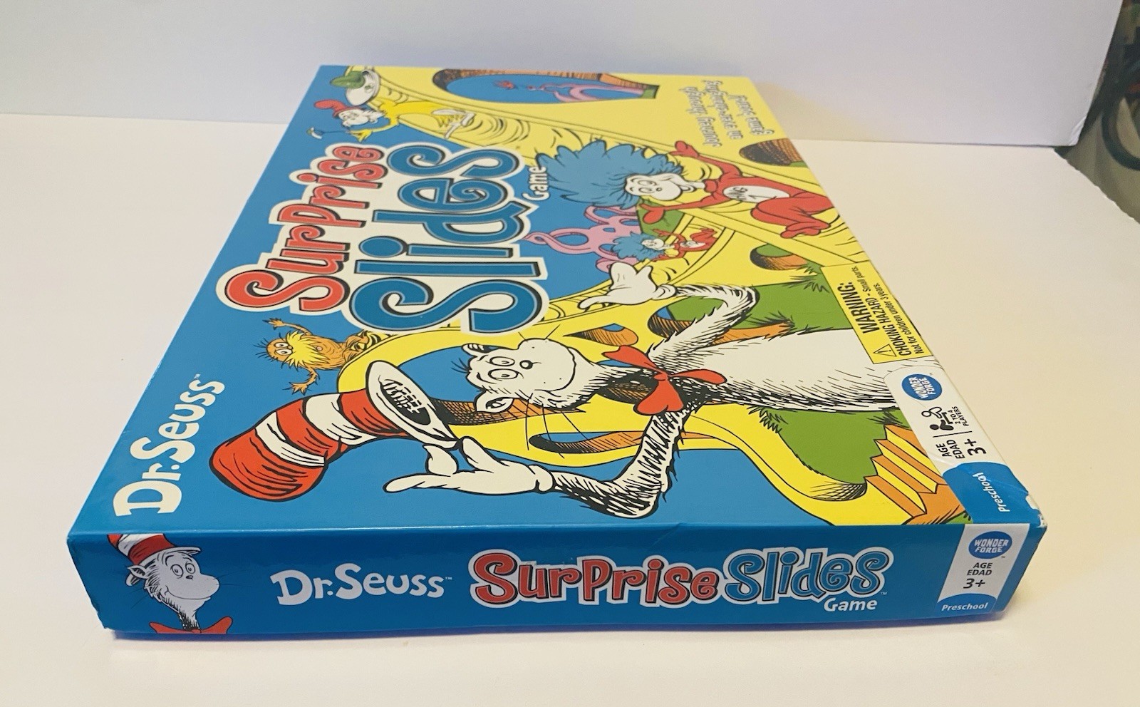 Dr. Seuss Surprise Slides Board Game “Cat in the Hat” by Wonder Forge