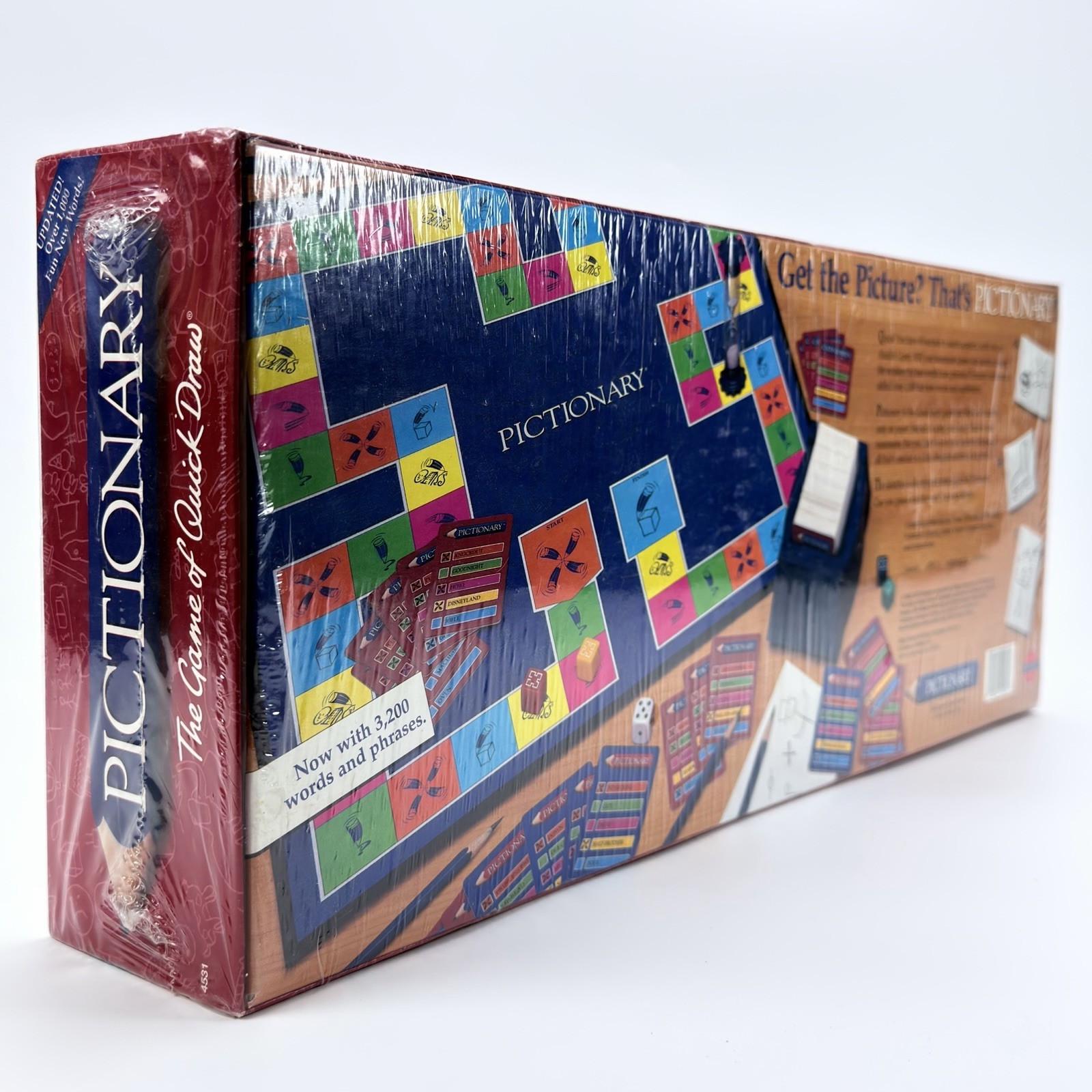 Hasbro Pictionary The Game of Quick Draw Gameplay 1997 Brand New Sealed Vintage
