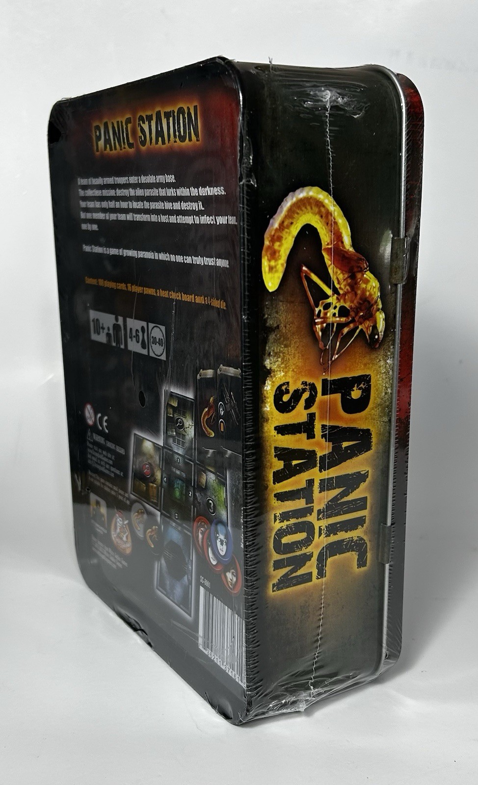 New PANIC STATION/Metal Tin/4-6 Players/Sci-Fi/Ages 10+/Stonghold Games