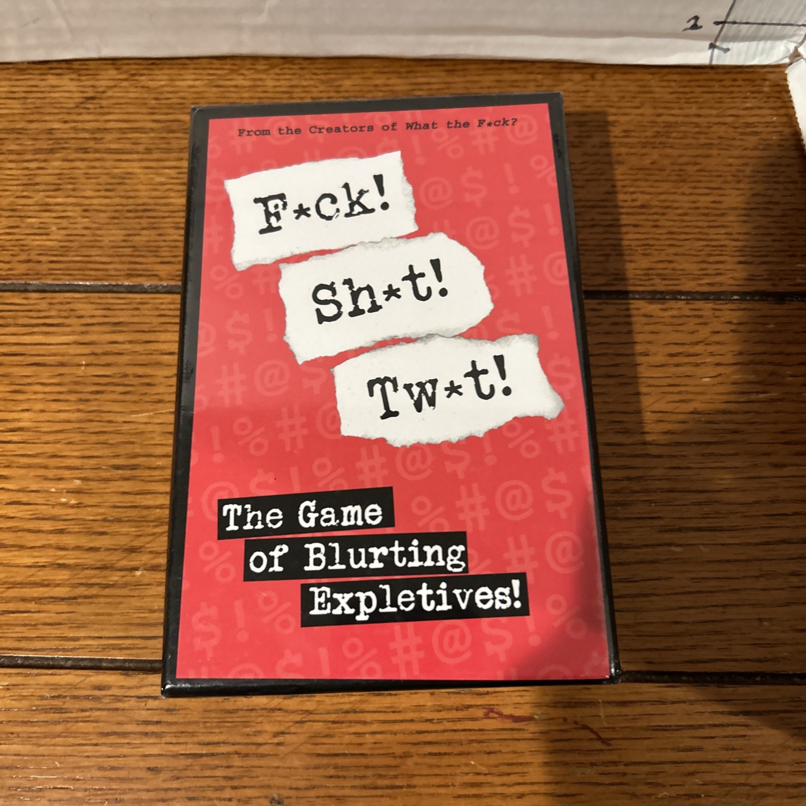 Fck! Sht! Tw*t! – Outrageous Adult Card Game for 18+ Party Nights NEW SEALED