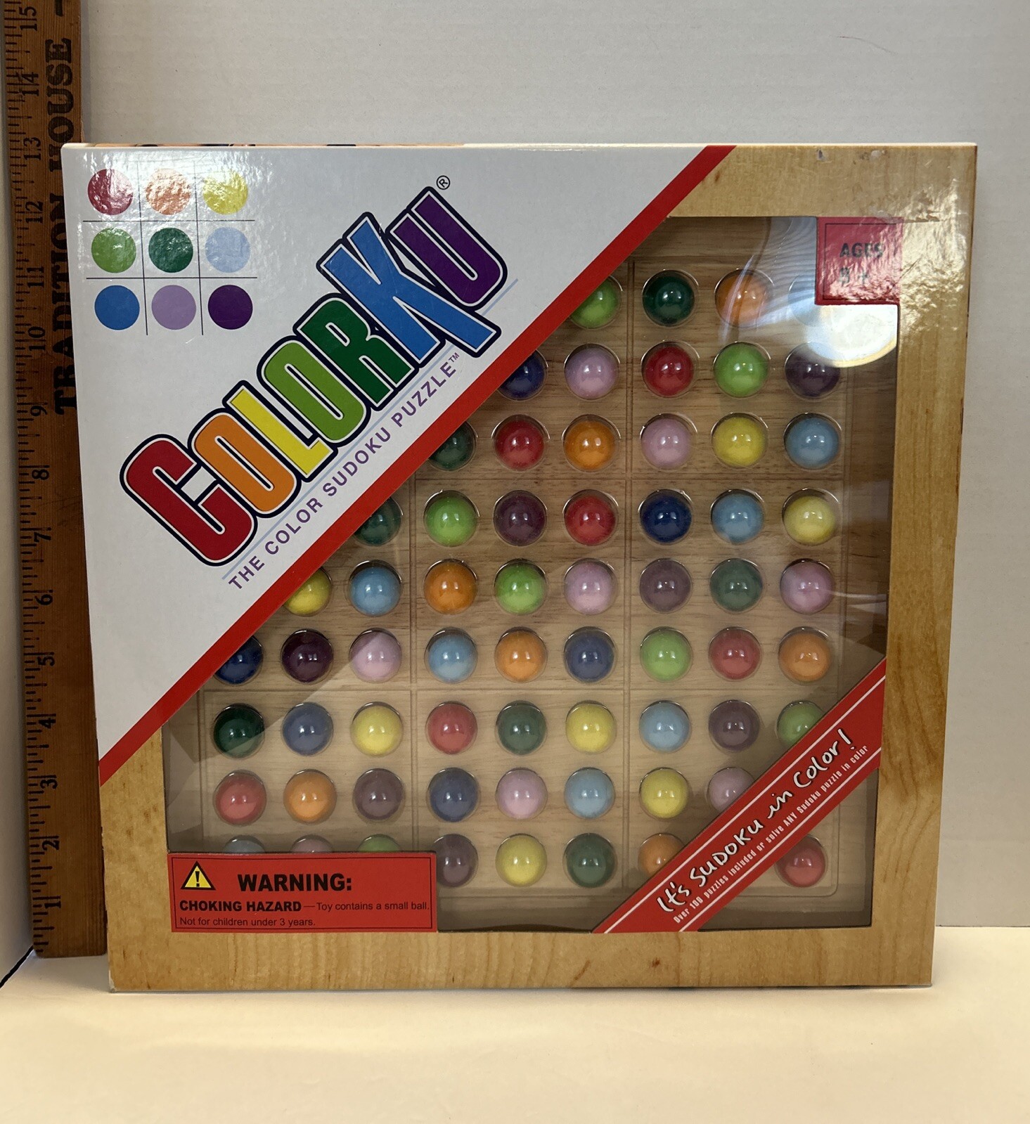Colorku The Color Sudoku Puzzle Game Marbles Puzzle Cards & Solutions (B-T)