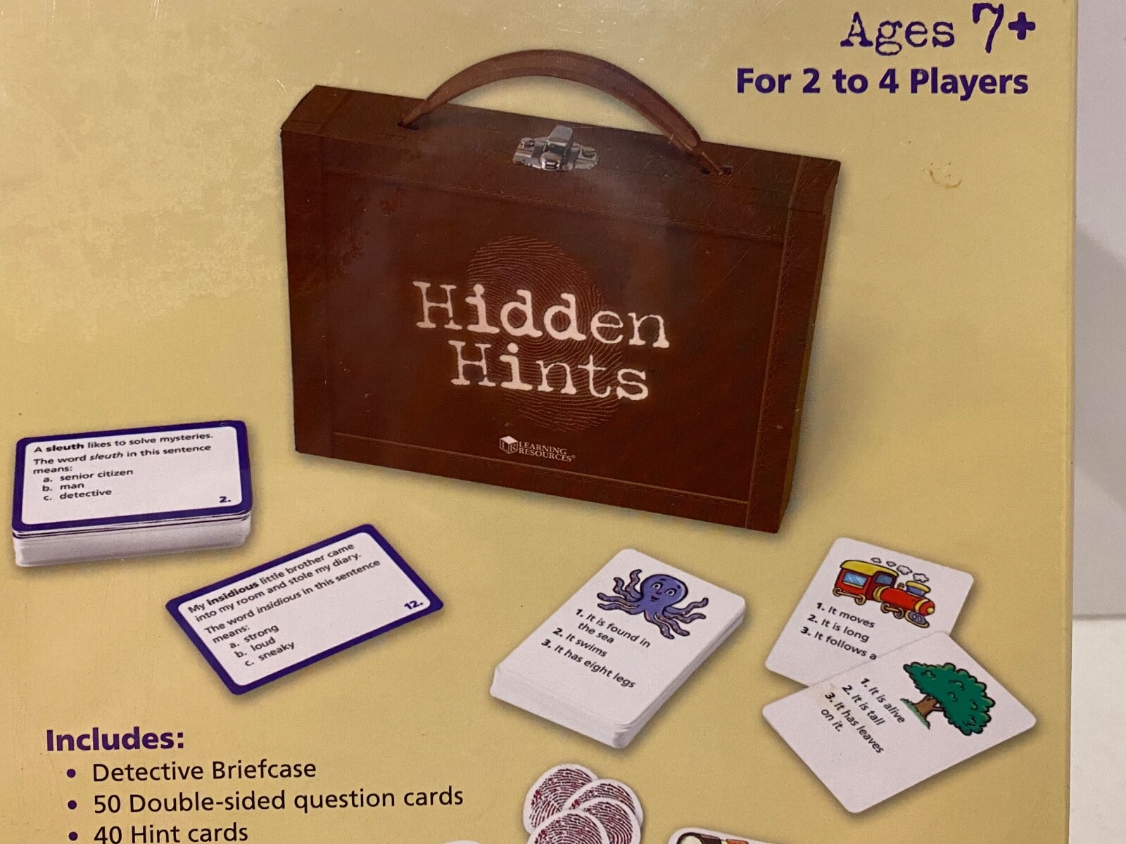 Learning Resources Hidden Hints Mystery Word Game Reading Comprehension Context