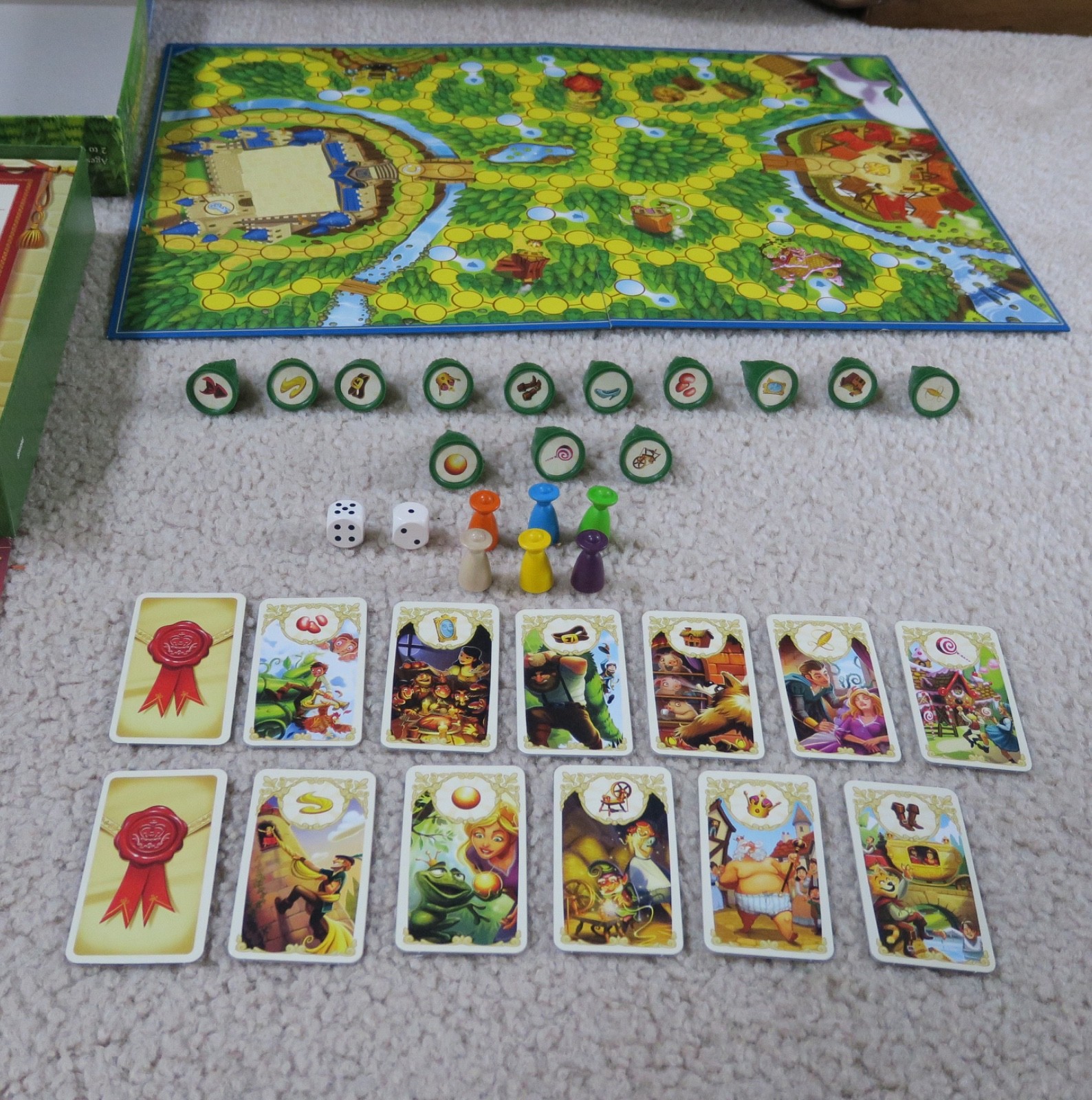 Enchanted Forest Magical Treasure Hunt Board Game Complete Ravensburger