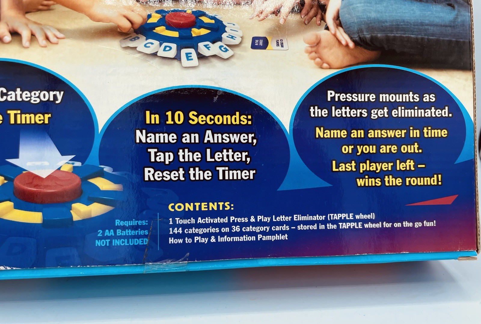 Tapple Board Game Fast Word Fun For Everyone USAopoly Family Fun New Game Night