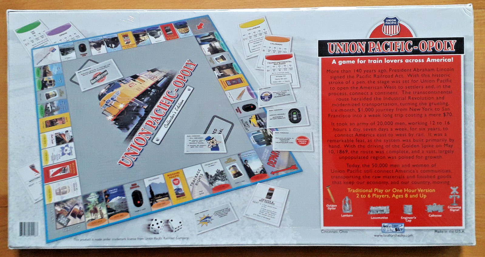 Union Pacific-Opoly – Collector’s Edition von 1999 – noch original eingesiegelt