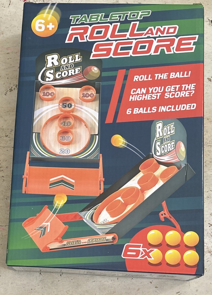 Tabletop Arcade Skeeball Roll And Score Portable Foldable Game – Play Right Toys