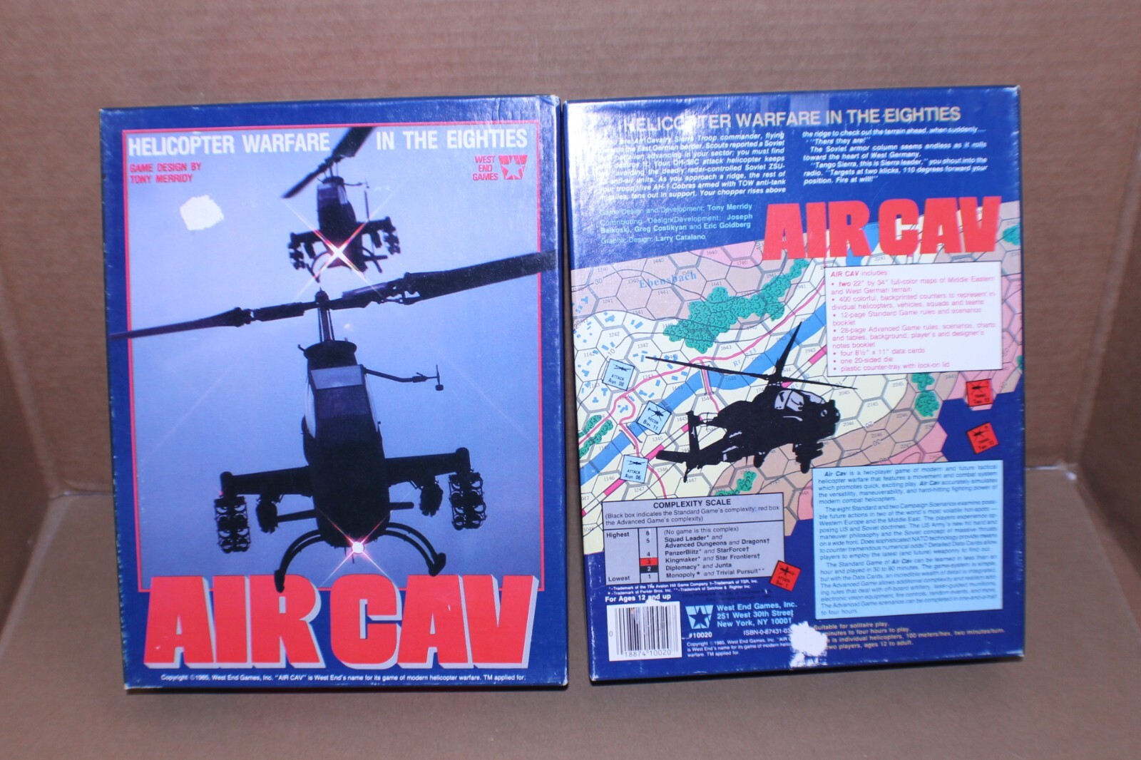 USED, AS-IS / AIR CAV Helicopter Warfare in the 80’s West End Games