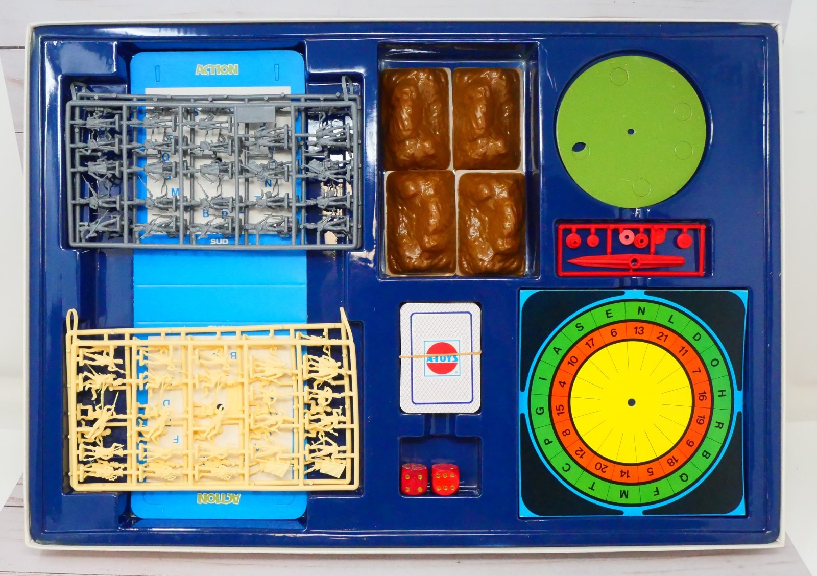 Esci A-Toys 1300 Action Waterloo, The Battle of Waterloo Board Game, Complete
