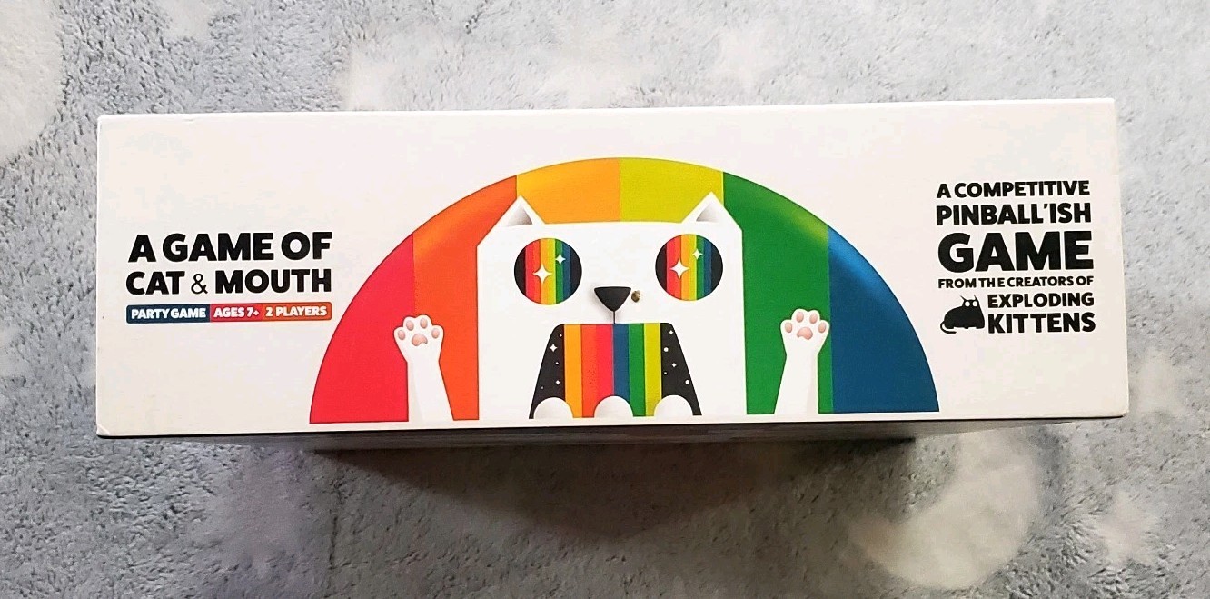 A Game of Cat & Mouth By EXPLODING KITTENS-Complete EUC Tabletop 2 Player Fun