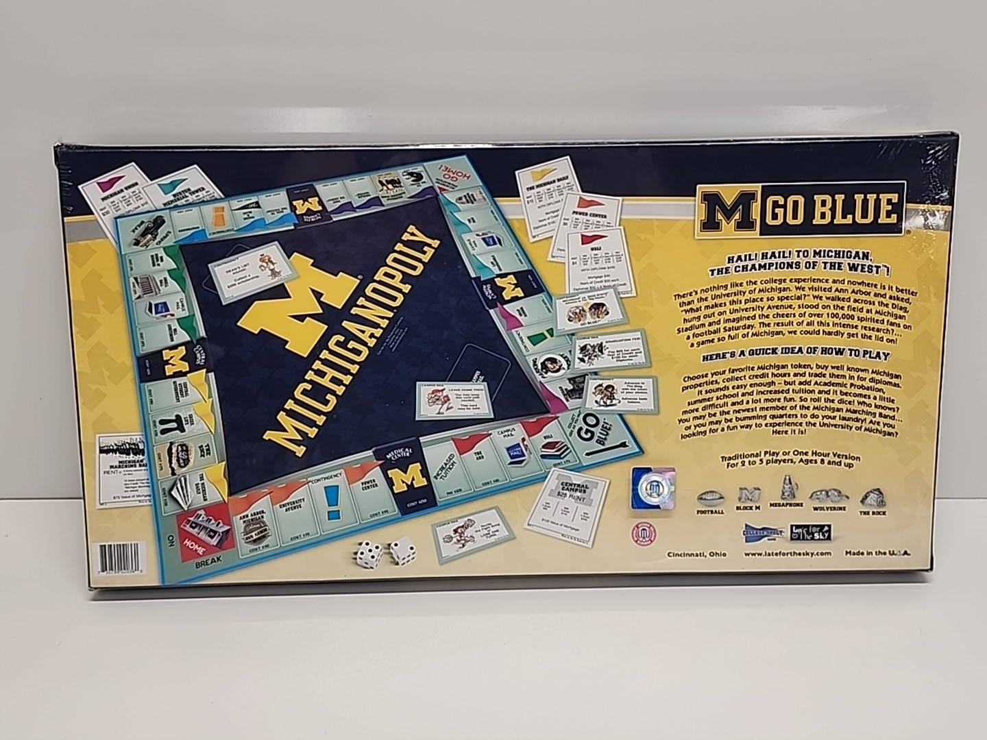 MICHIGANOPOLY University of Michigan MONOPOLY Game NEW SEALED! Wolverines!