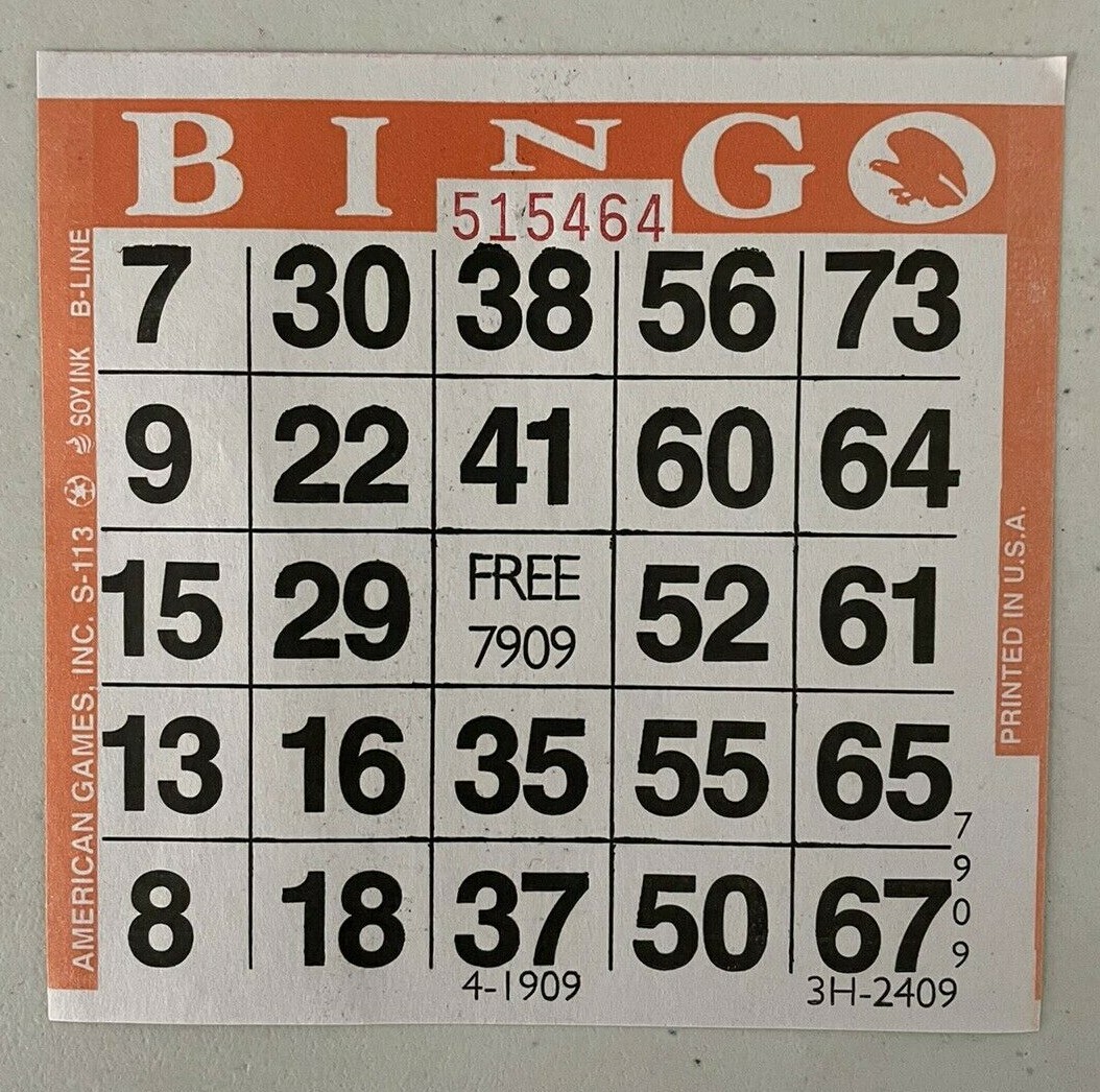Bingo PAPER Cards 100 Square 1 On Triple or 3 Page Books 300 Sheets 3 Colors