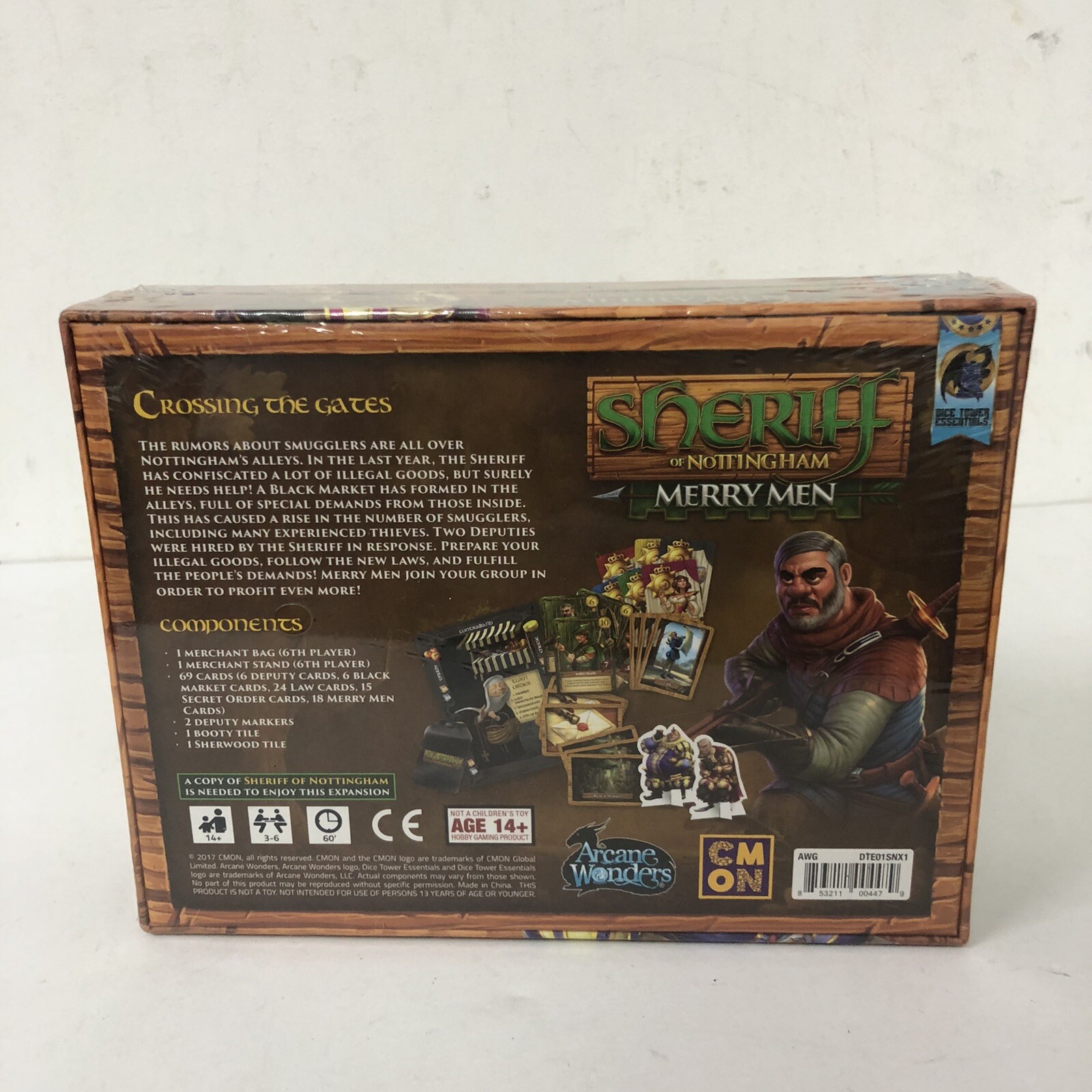 Sheriff of Nottingham Merry Men Board Game Expansion Sergio Halaban Cards NEW