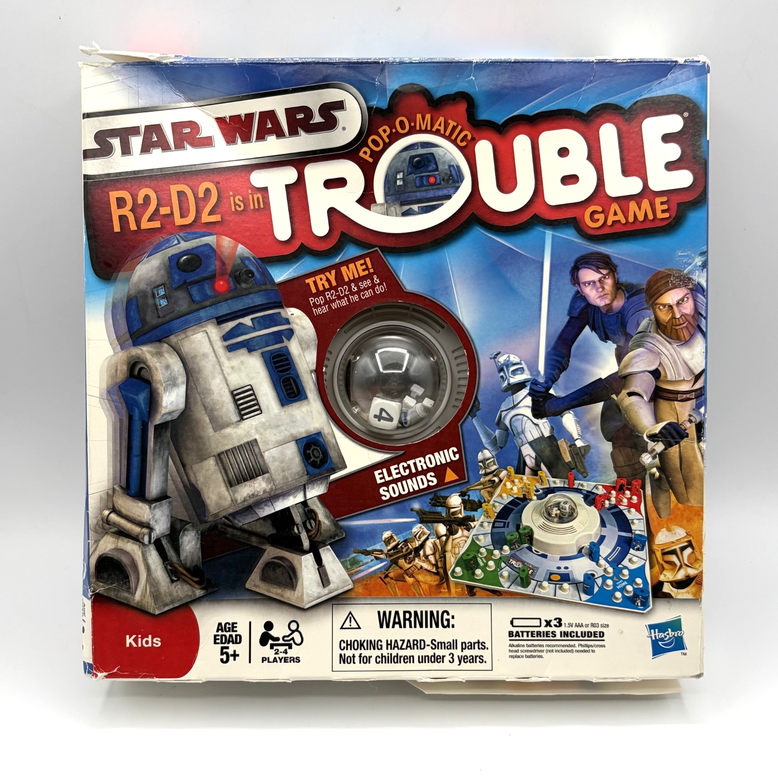 Hasbro Star Wars Trouble Board Game Multicolor R2-D2 is in Trouble COMPLETE