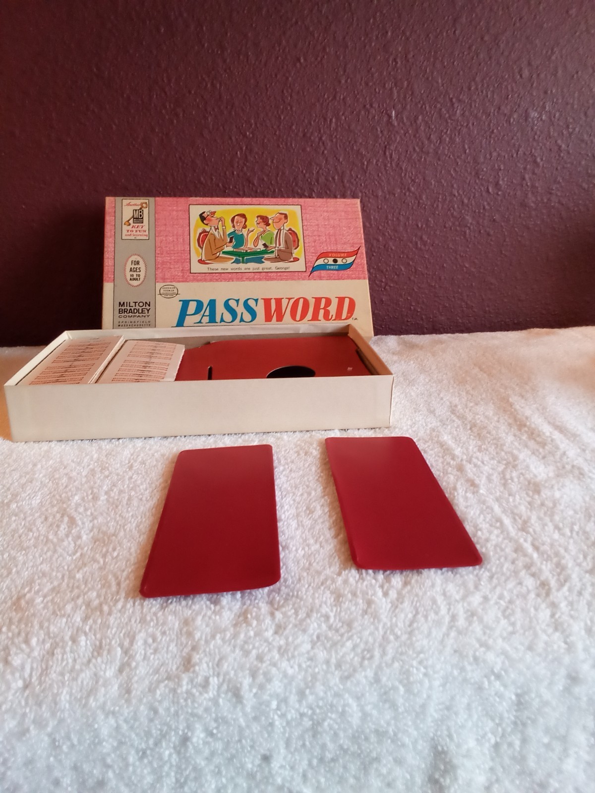 Vintage 1963 Volume 3 Milton Bradley Password Game #4260 Complete Game!