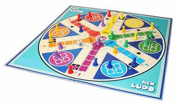 New Ludo Board Game (Multi-Color) For All Ages 2 – 6 Players US