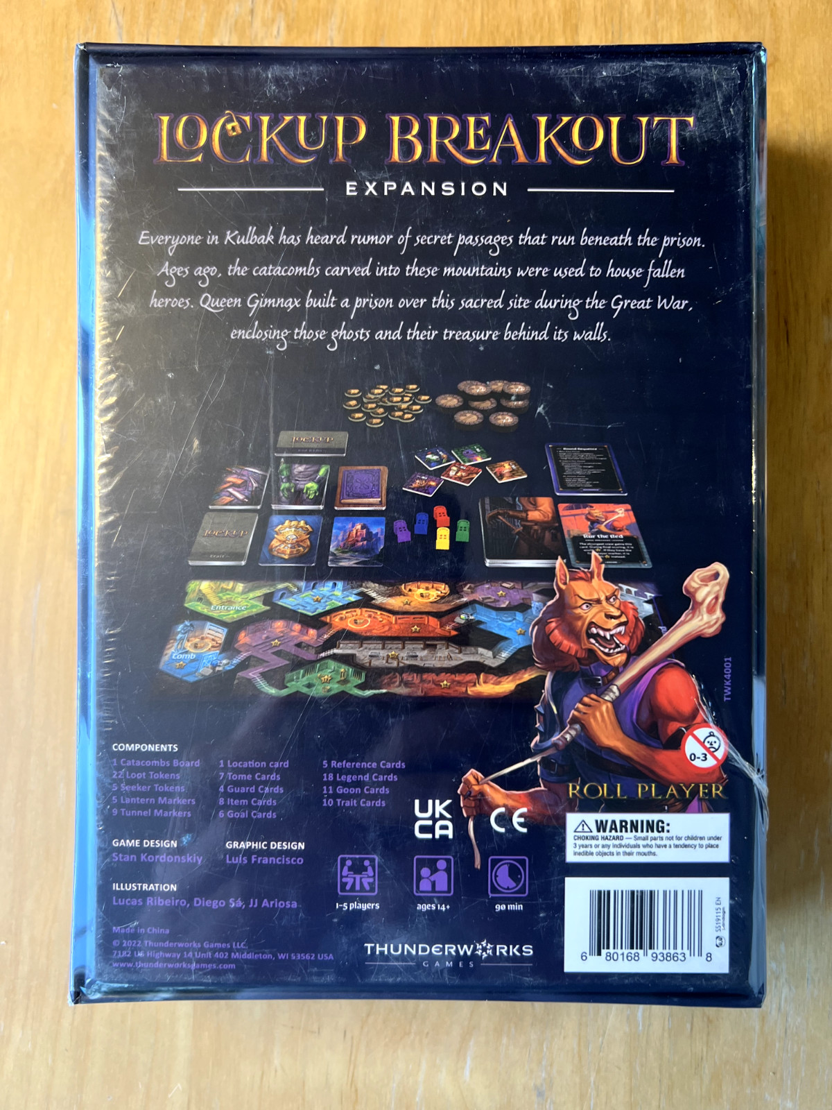 Thunderworks Games Lockup: Breakout – Expansion Board Game — SEALED NEW!!!