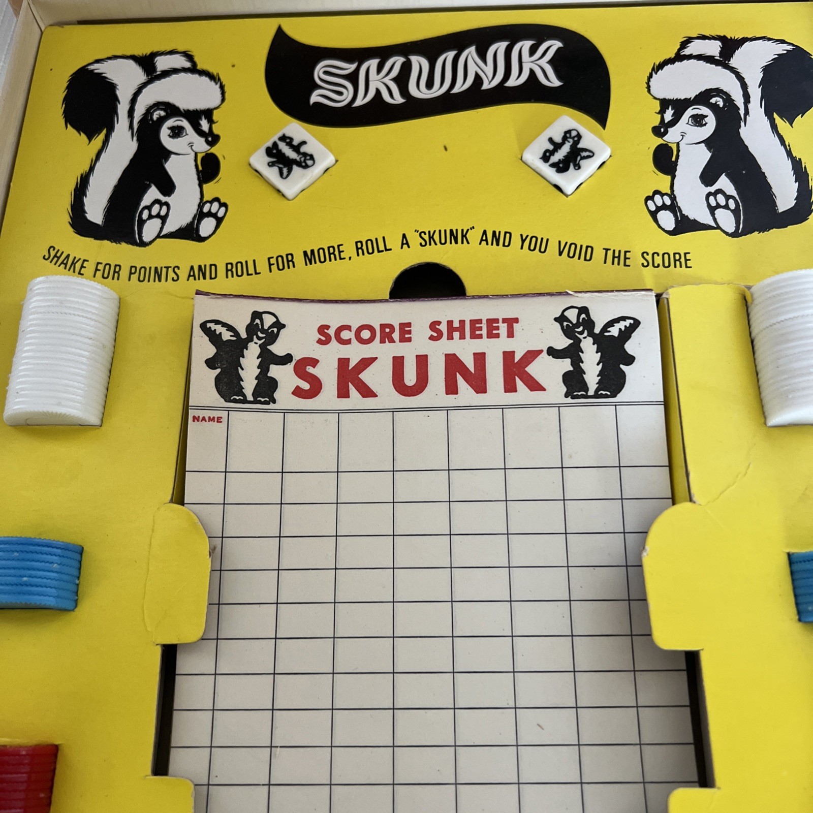 Vintage Skunk A Funny PartyGame For All Ages By Schaper