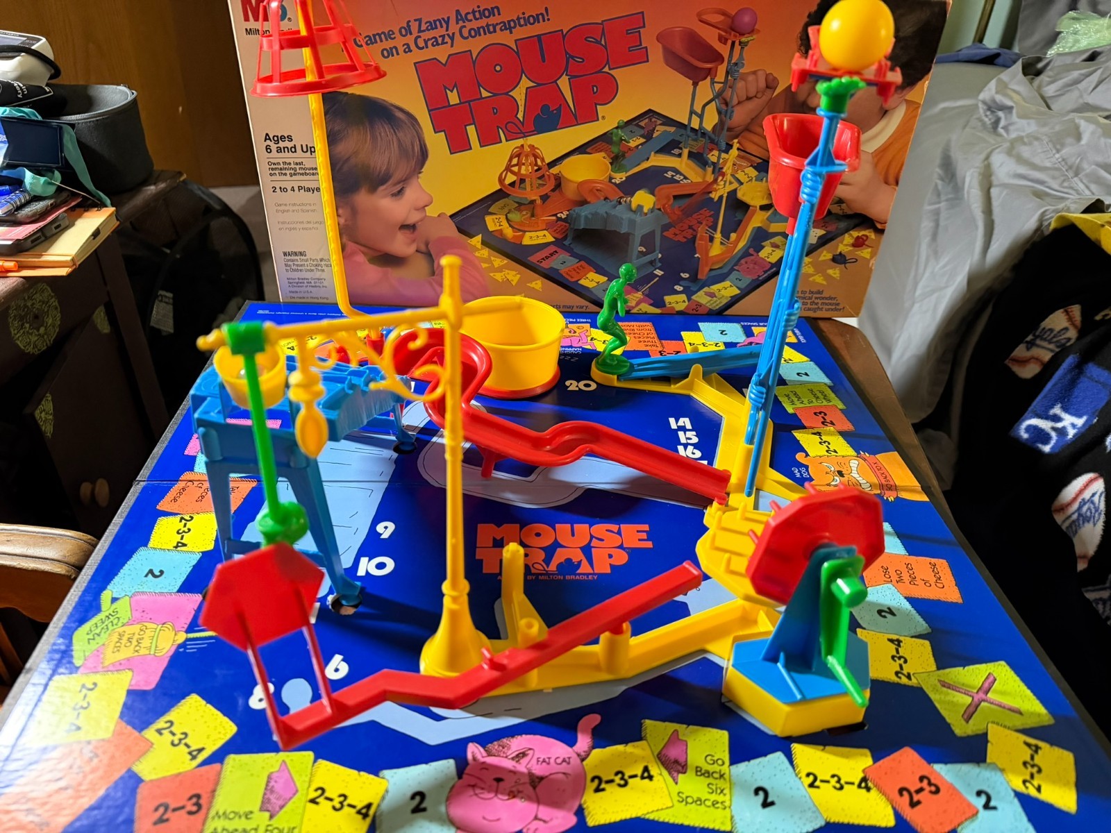 Vintage 1986 – Mouse Trap Board Game by Milton Bradley 1980’s