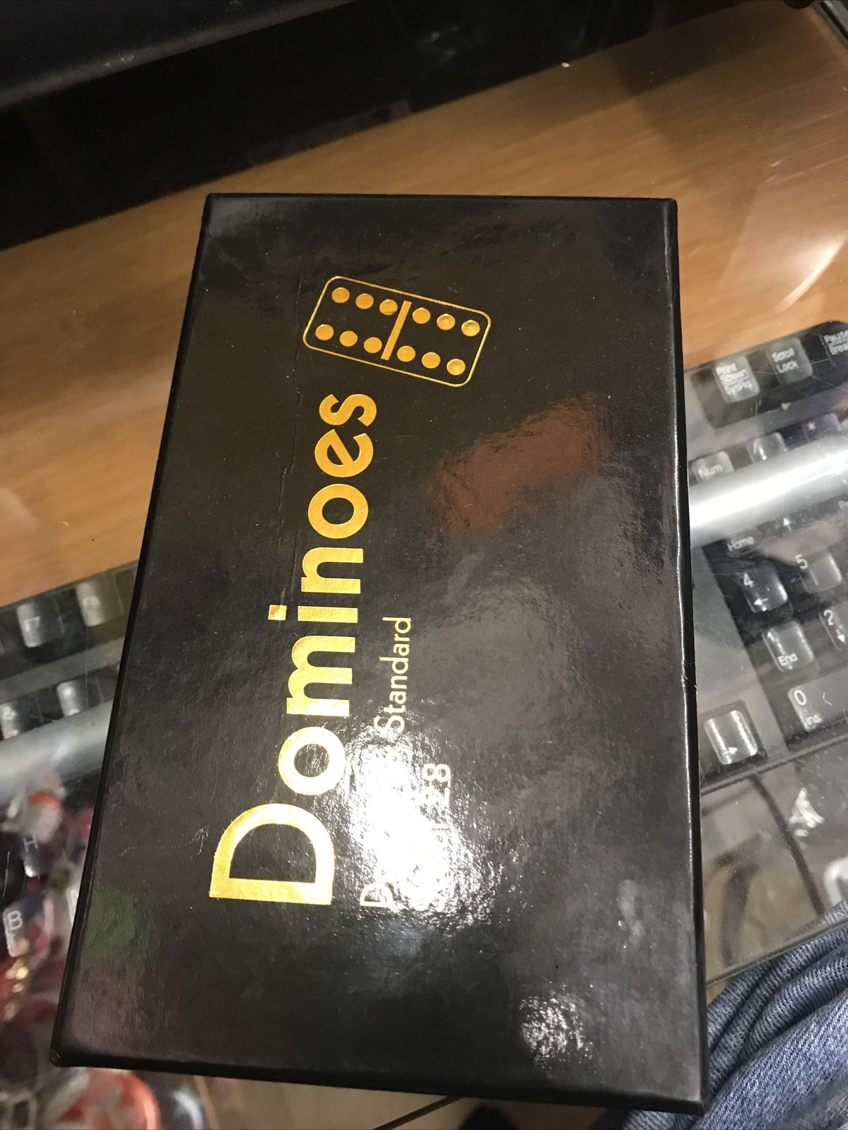 Dominoes Double 6 Six Standard Size Red Color