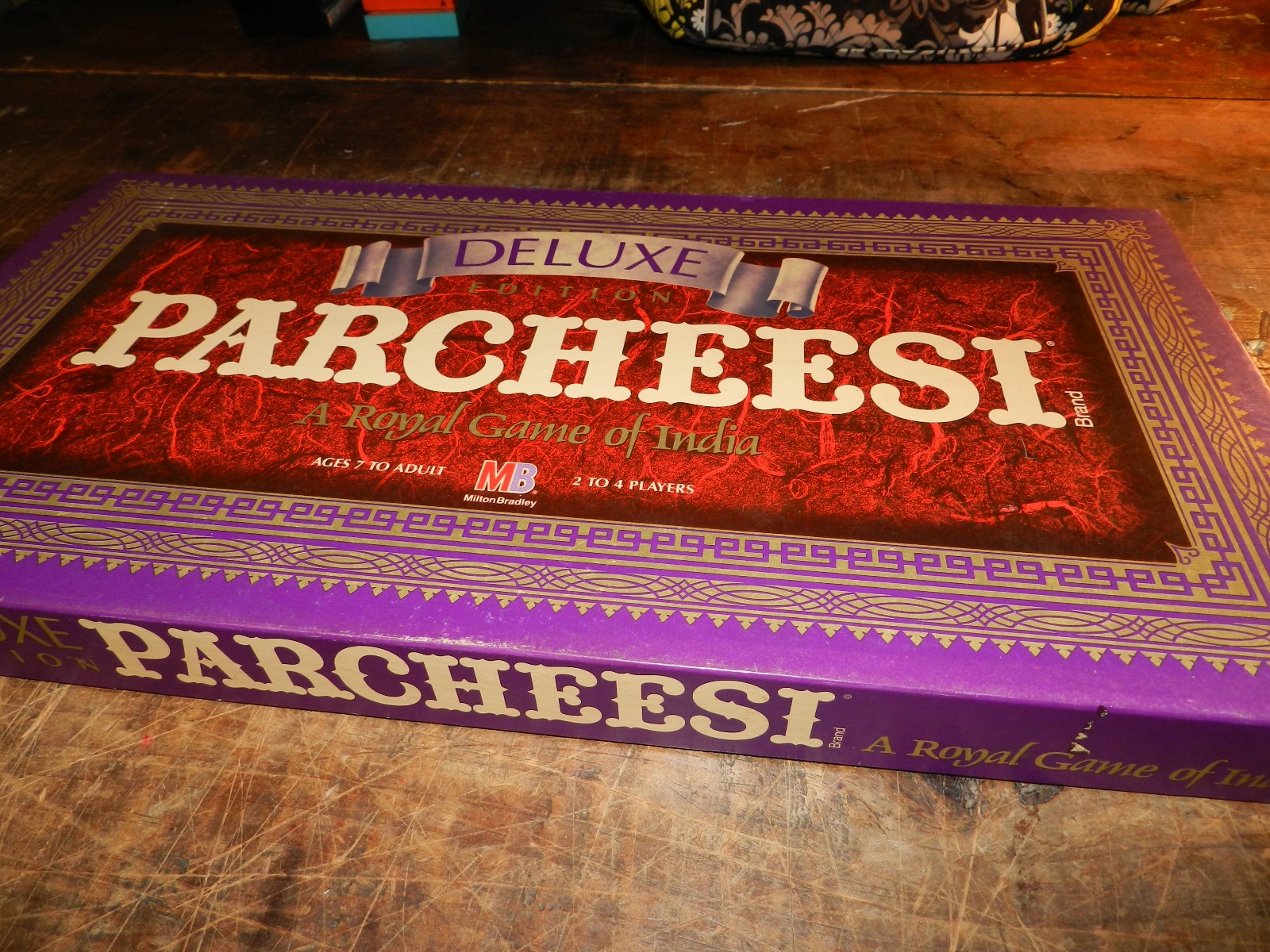 Milton Bradley Parcheesi Board Game 2-4 Players (4037) Complete!!