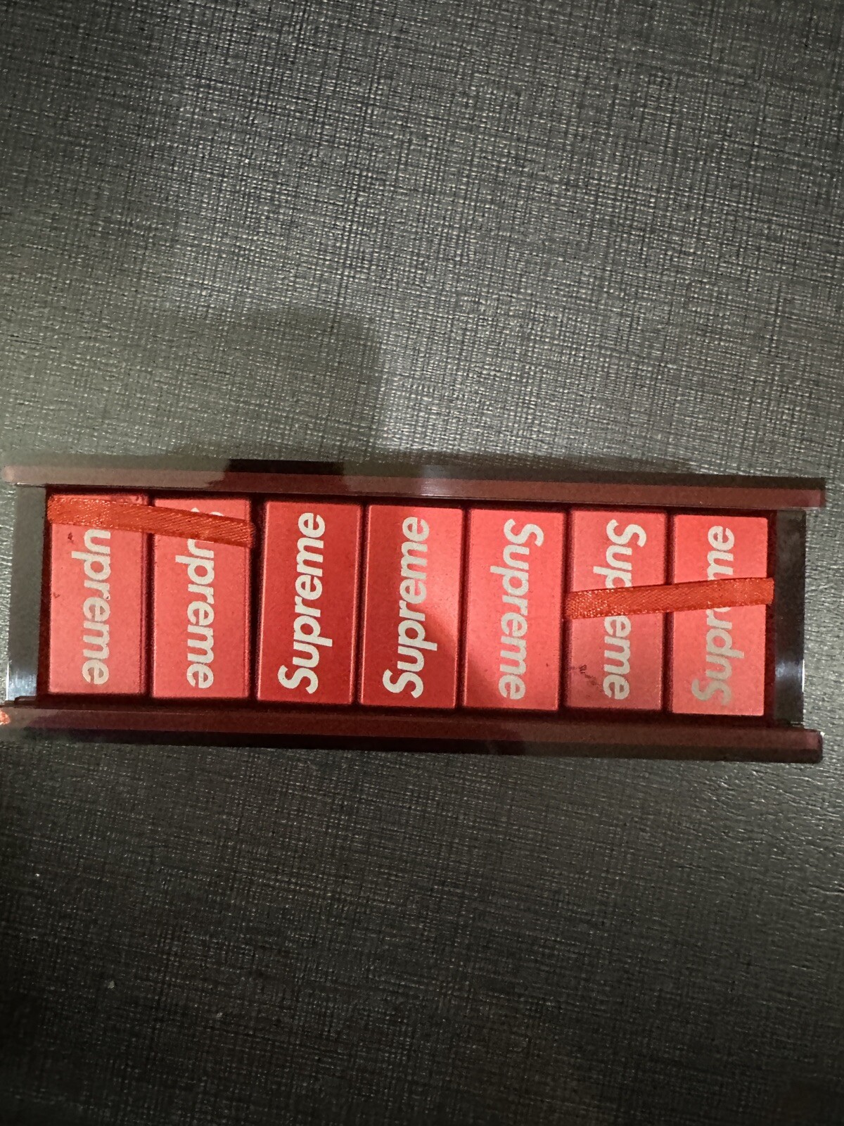 SUPREME/ ALUMINUM DOMINO SET RED/ FW22 WEEK 4 (100% AUTHENTIC) BRAND NEW
