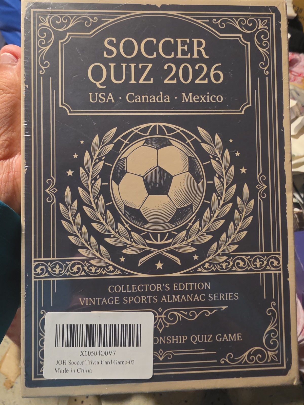 Soccer Quiz 2026 Trivia Card Game World Championship USA Canada Mexico