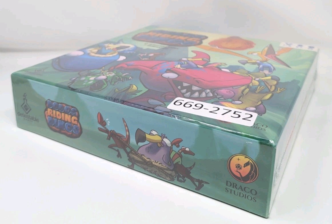 Dodos Riding Dinos Racing Board Game Draco Studios Brand New Sealed