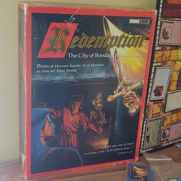 Vintage 1996 Talicor “Redemption The City of Bondage” Religious Board Game