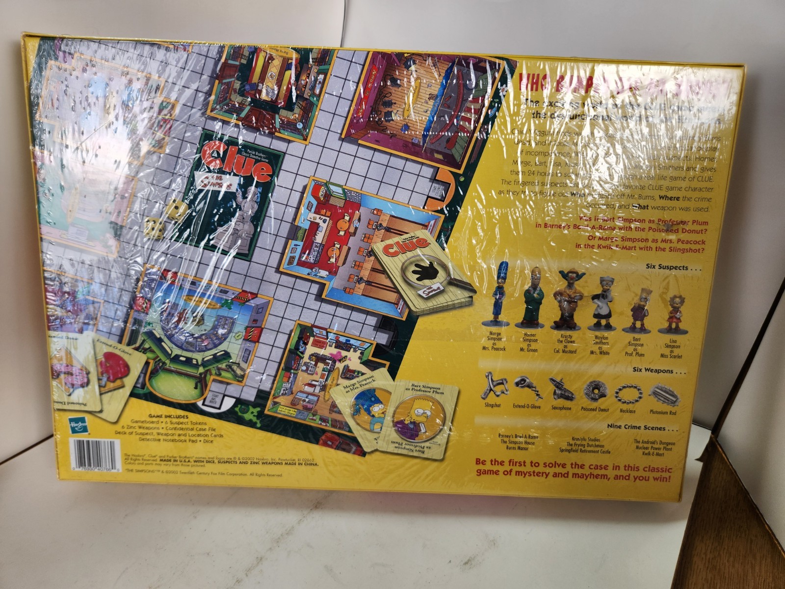 Hasbro (40766) The Simpsons Clue Detective Game – Multicolor