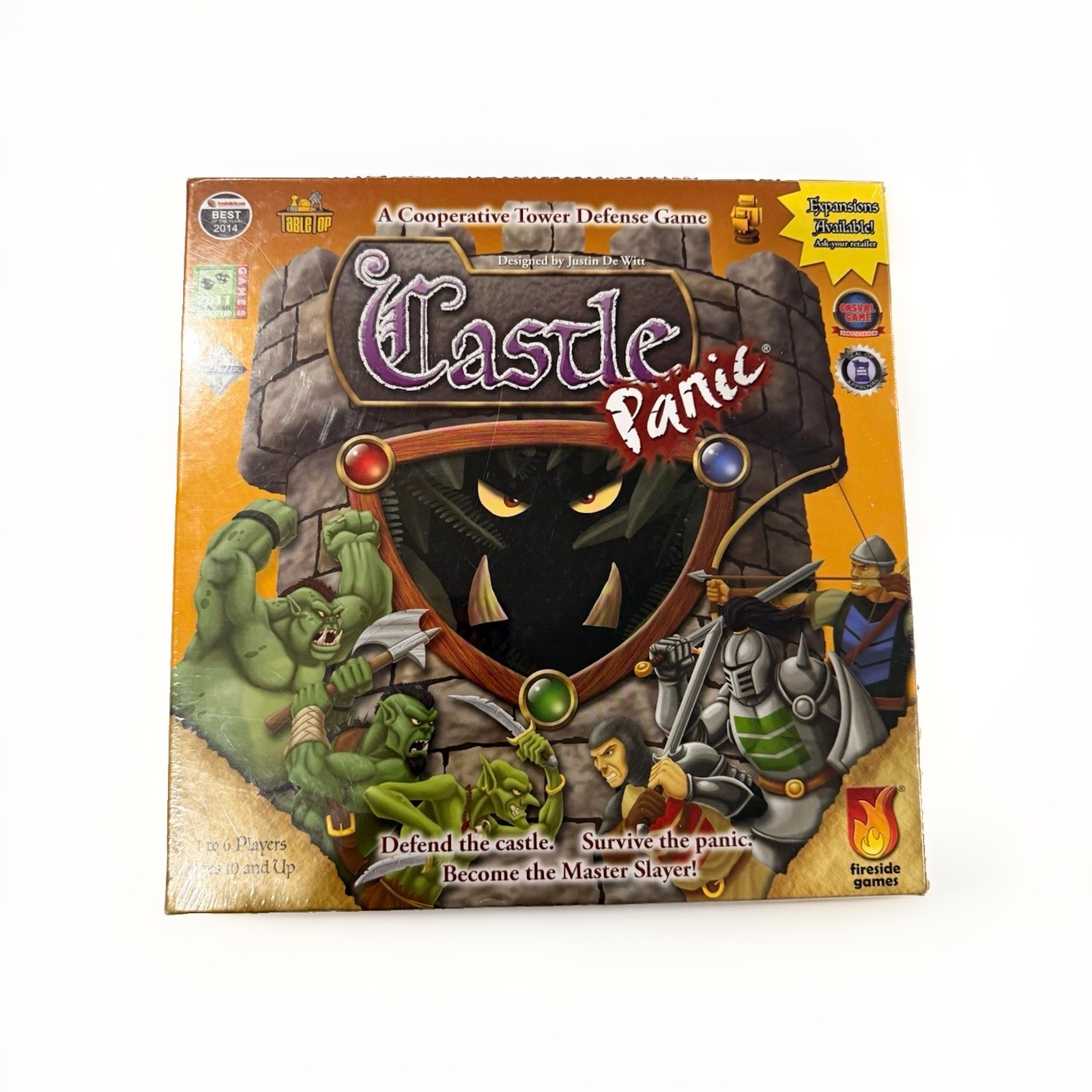 Fireside Games Castle Panic Cooperative Tower Defense Board Game 1-6 Players 10+