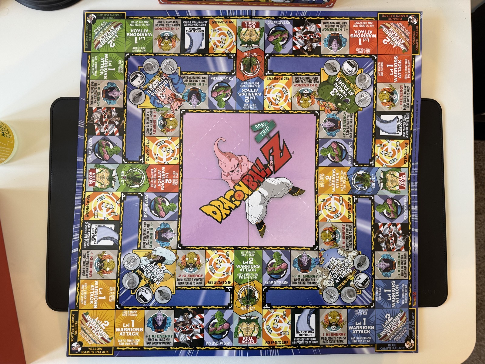 Dragon Ball Z Road Trip Board Game 2-4 Players Anime Manga Aquarius