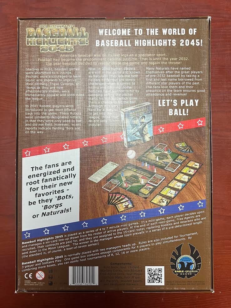 Baseball Highlights 2045 Board Game Eagle-Gryphon Games