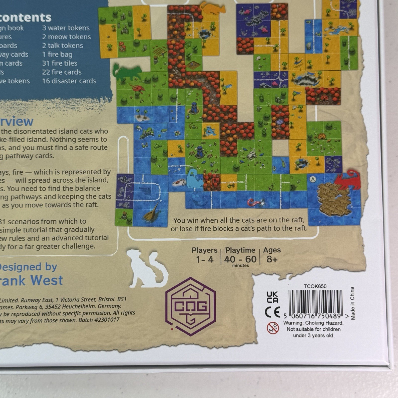 Race To The Raft Co-op Board Game The City Of Games Frank West Complete