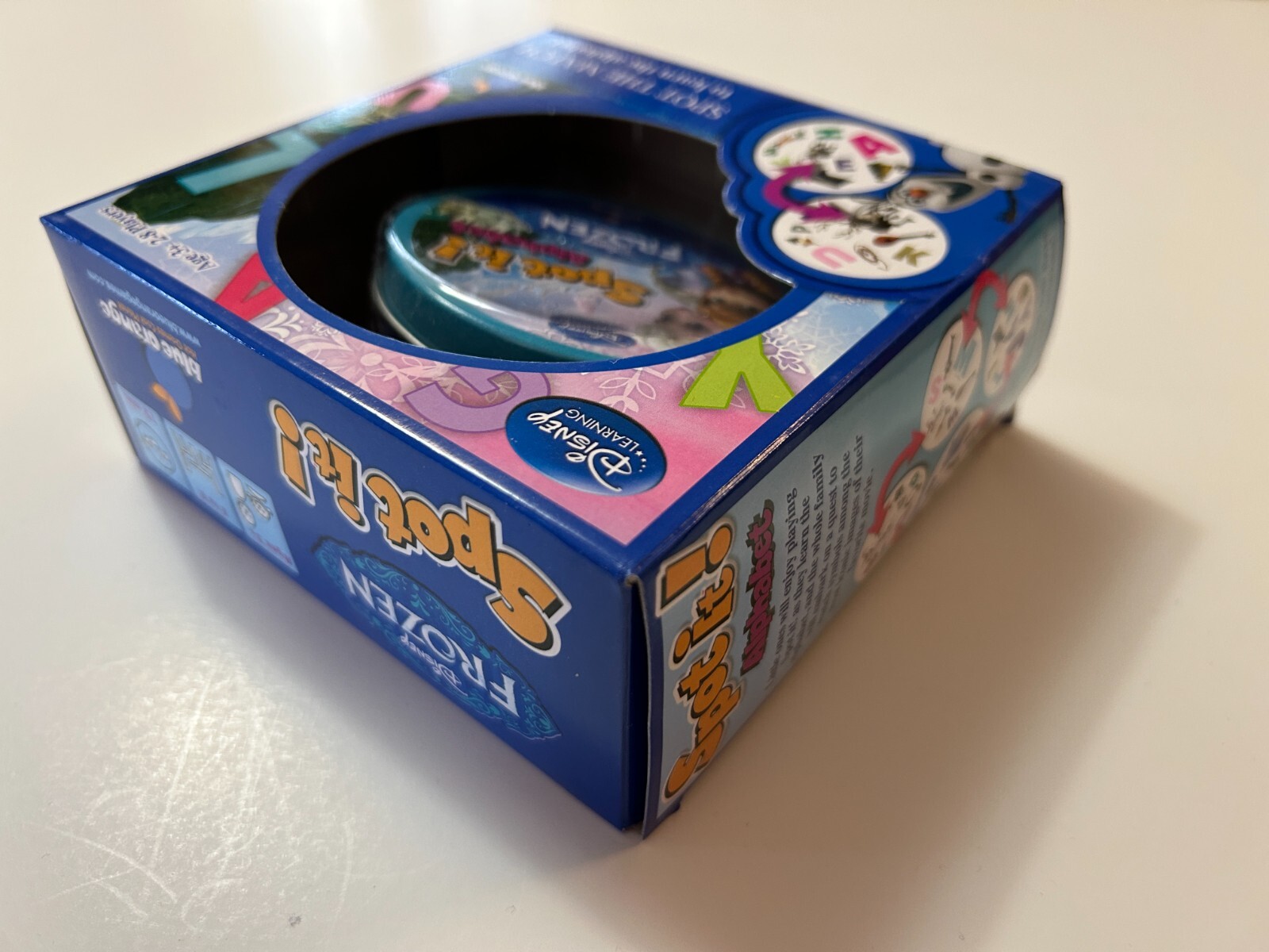 Spot It Disney Frozen Family Spot The Match to Learn the Alphabet Card Game
