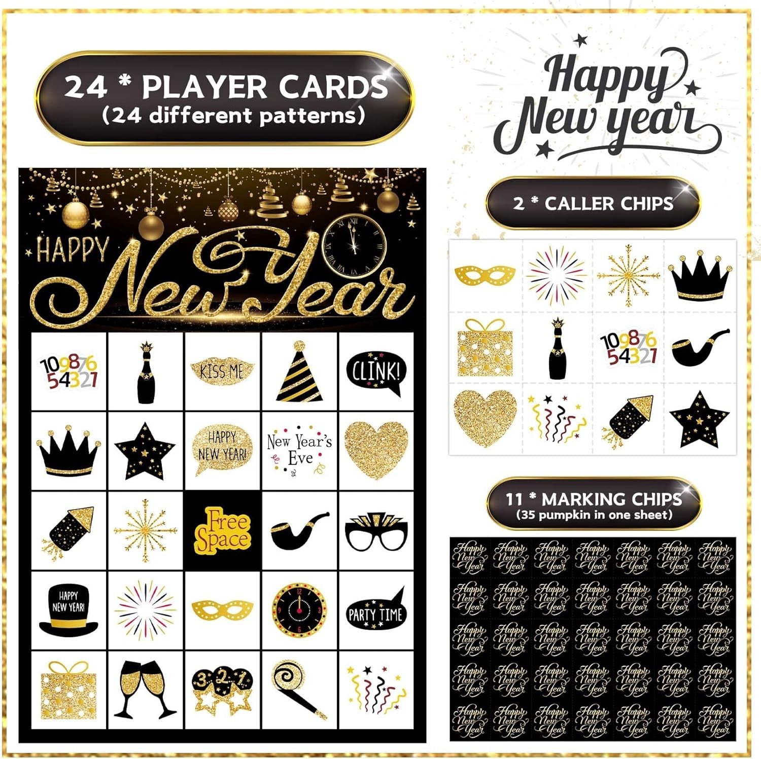 Engaging New Bingo Game Cards for 24 Players – Kids’ Favorite Activity