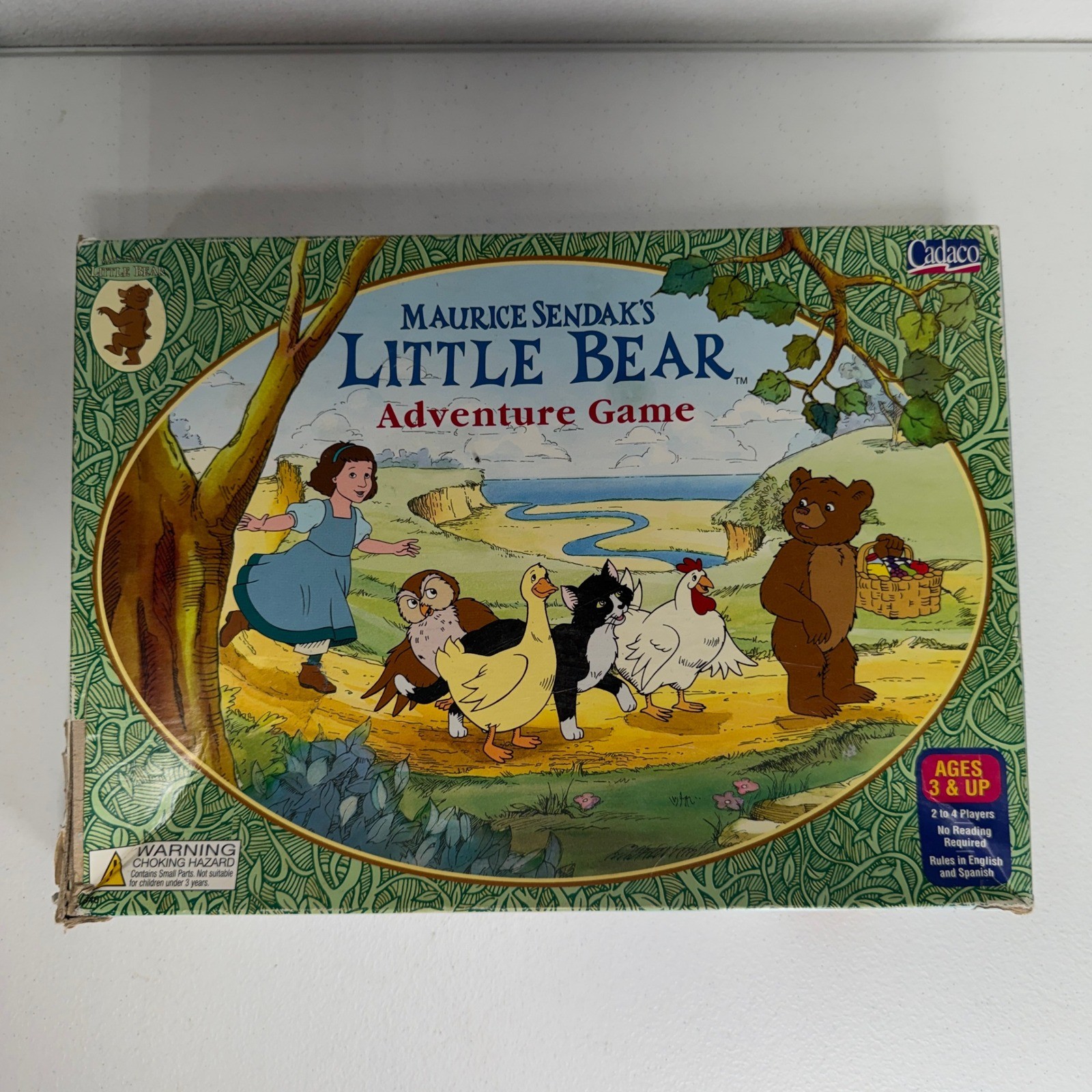 Little Bear Adventure Game Maurice Sendak 1999 Vintage Board Game Incomplete