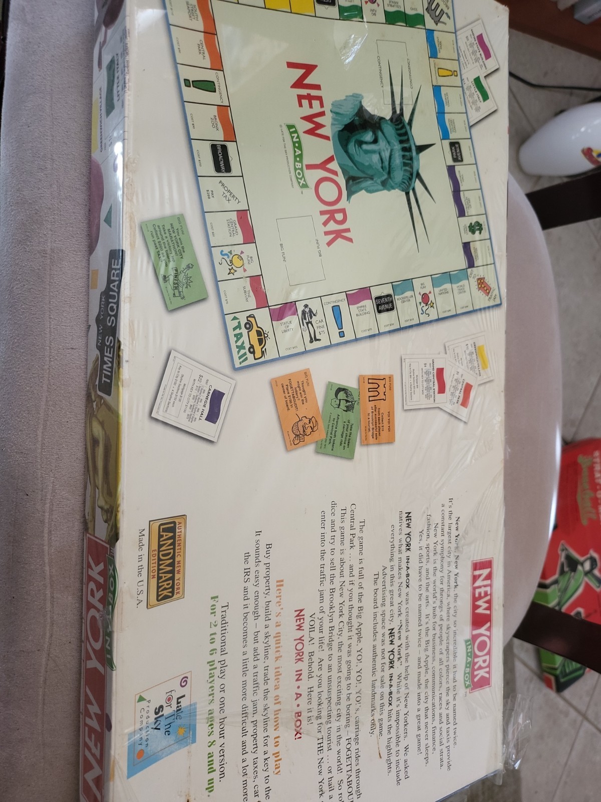 1997 New York in A Box Monopoly Game by Late for the Sky Complete