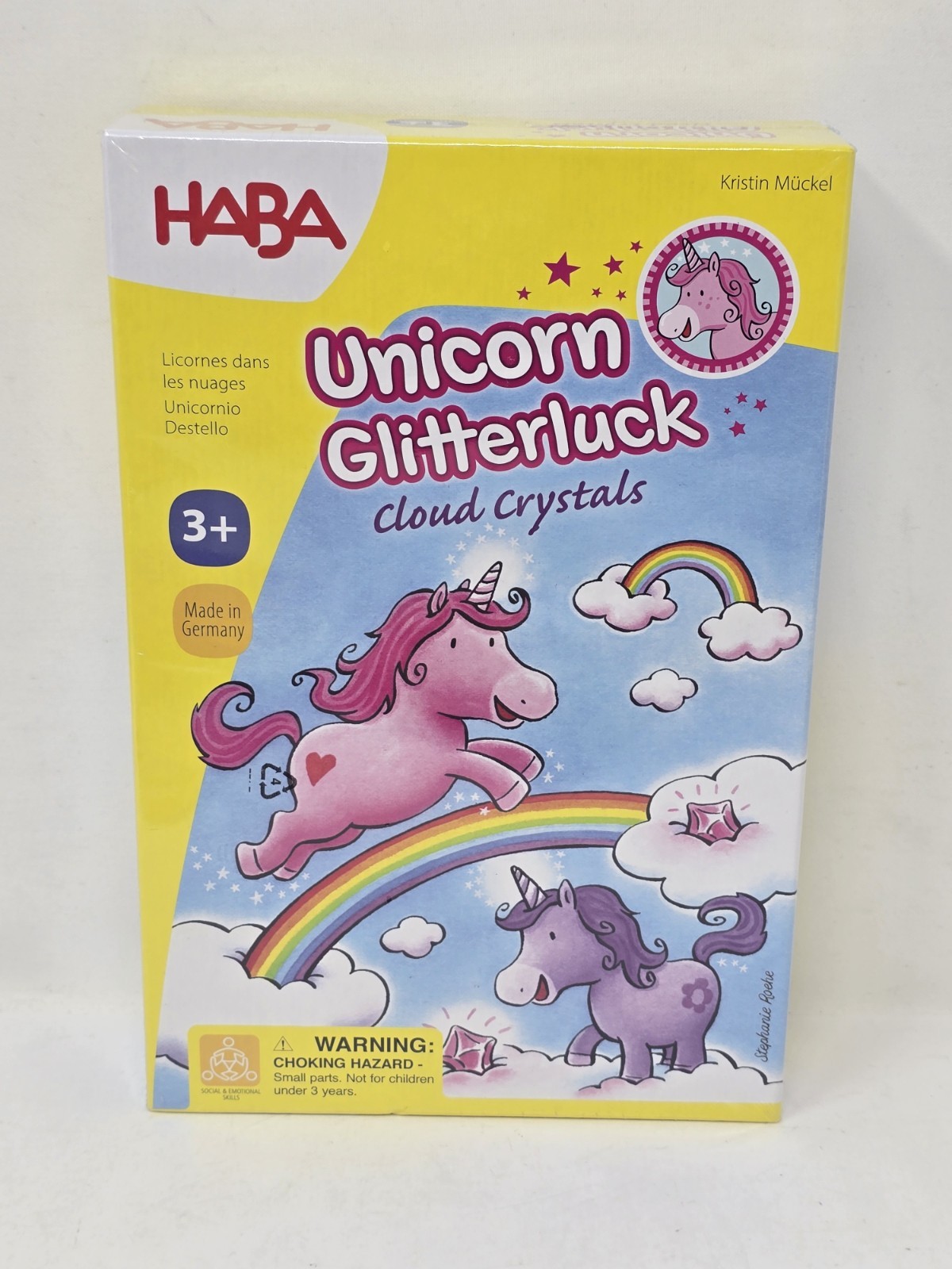 Unicorn Glitterluck: Cloud Crystals – Children’s Game by HABA – New & Sealed
