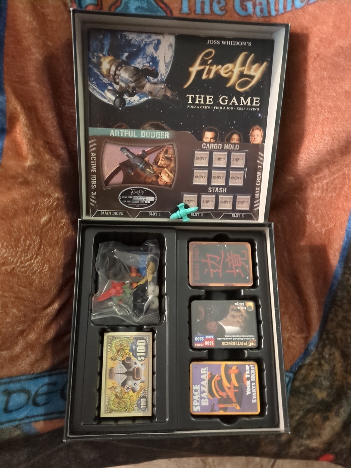 Firefly Board Game UNPUNCHED with Artful Dodger Promo RARE Gale Force Nine