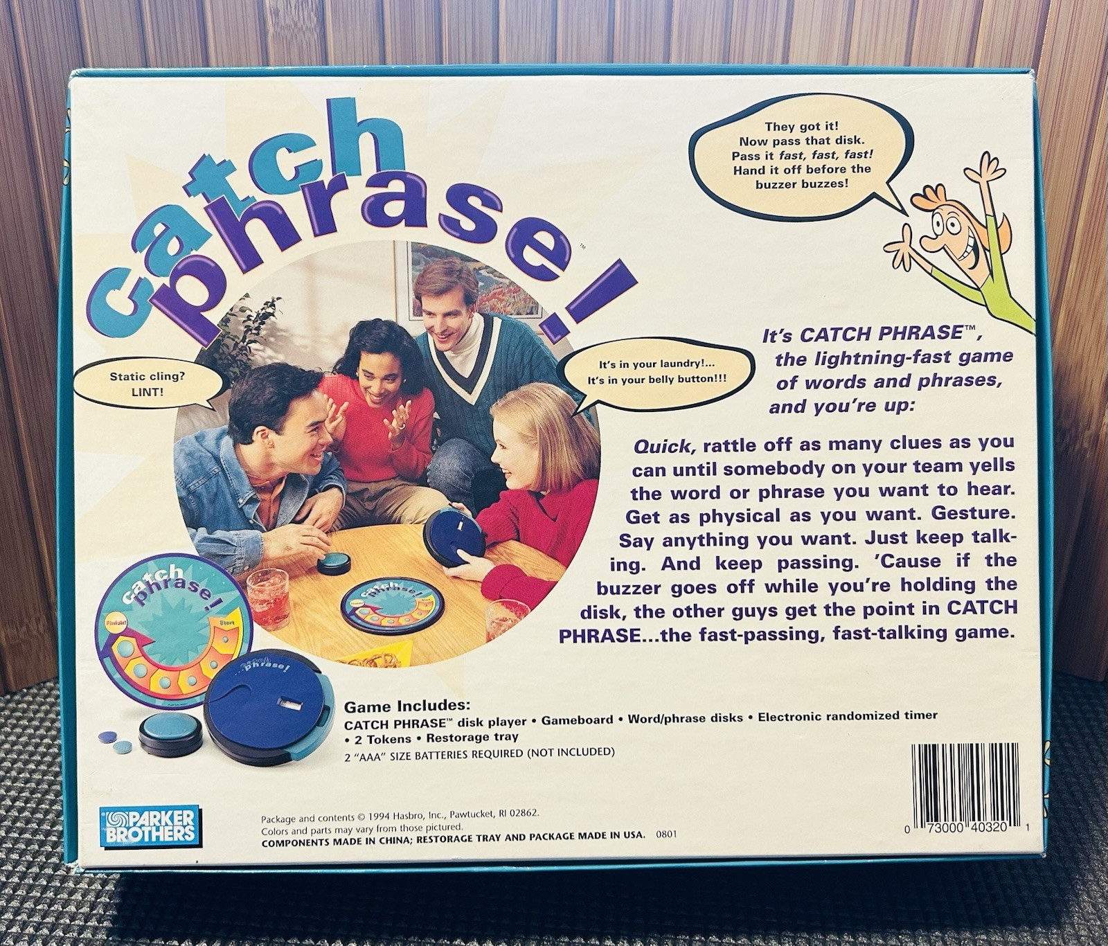 Catch Phrase By Parker Brothers Fast Talking Party Game-100% Complete-Free Ship