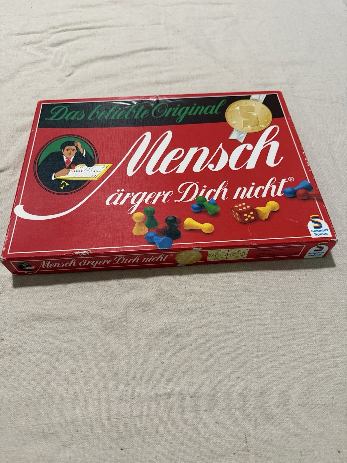 Vintage Schmidt Spiele Mensch Argere Dich Nicht Board Game Completed
