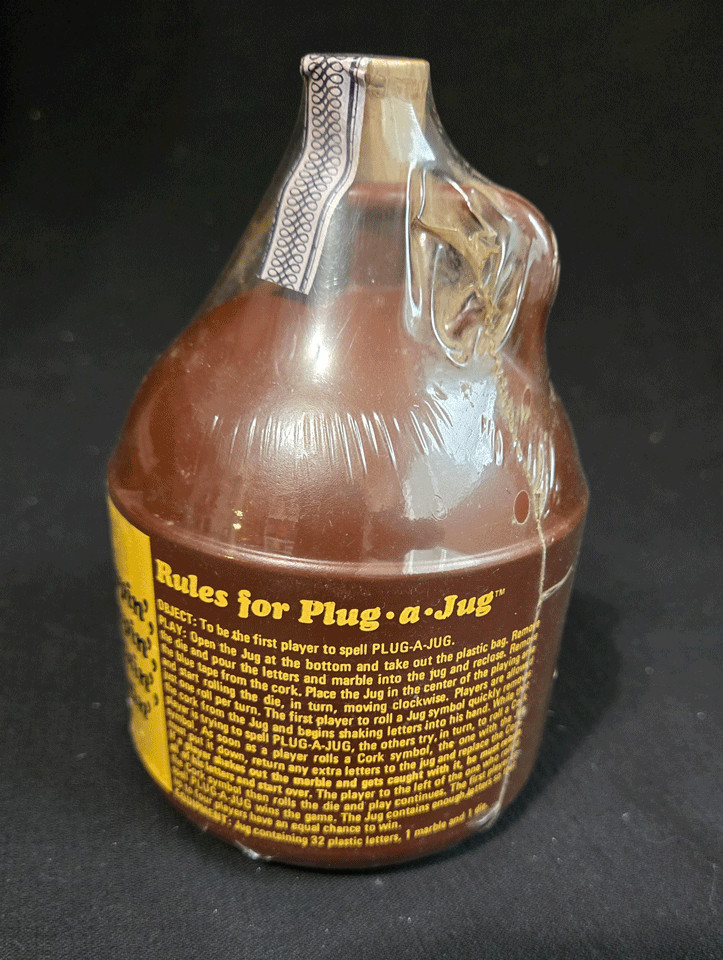 Vintage 1969 Parker Brothers Board Games Plug A Jug Family Fun NOS New