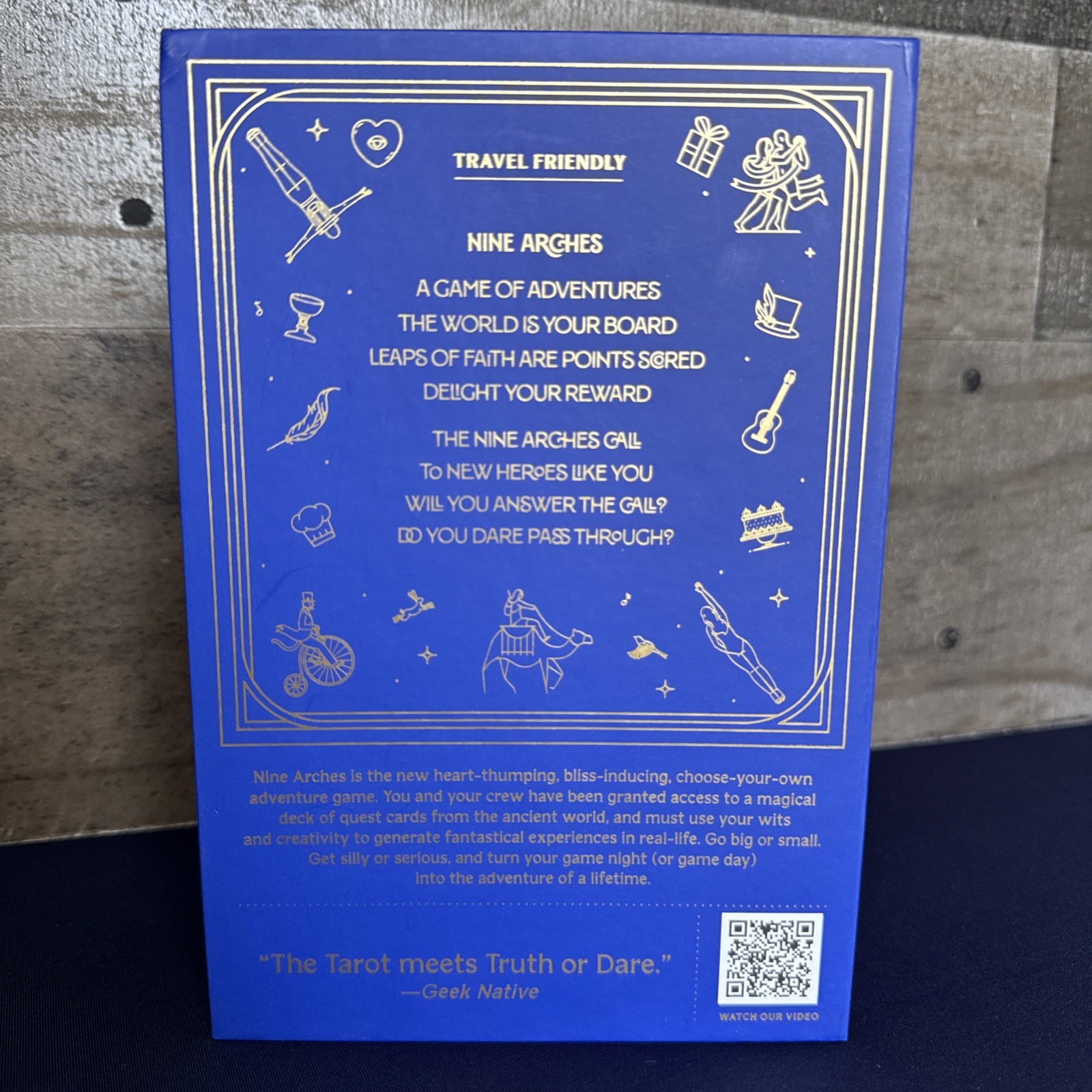 Nine Arches Adventure Card Game Creative Party Outdoor Game Complete