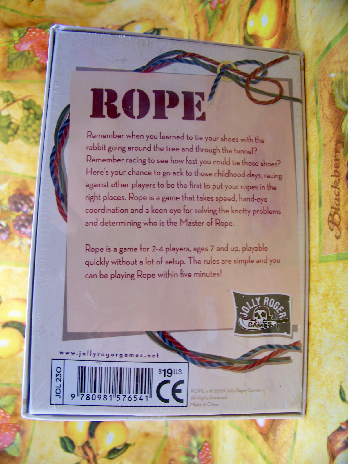 Rope Board Game With Cards ‘Rope, Takes Speed Hand-Eye Coordination to Be Master