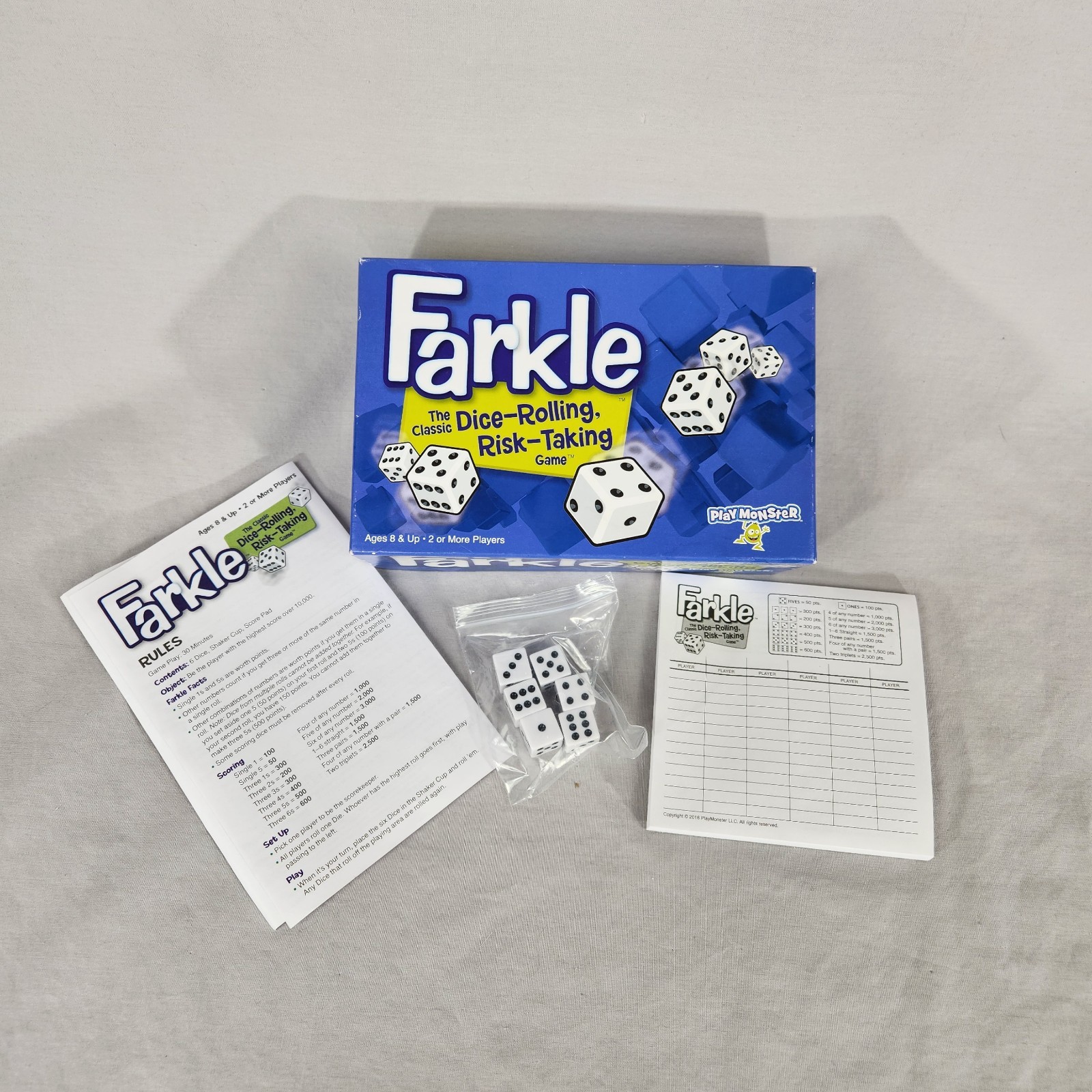 Farkle Classic Dice Game Brand New Open Box