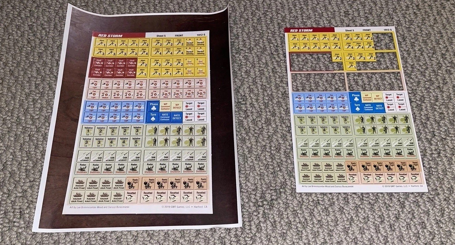 Red Storm | GMT Games | 2019 | 95% UNPUNCHED + EXTRA COUNTERS!