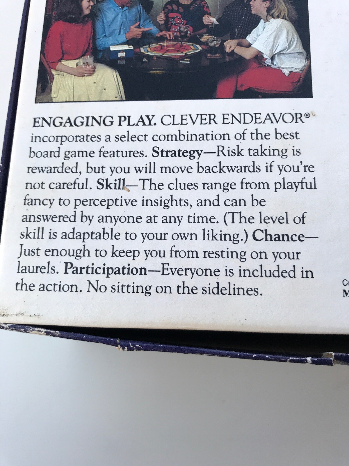 Clever Endeavor, the Game of Clever Clues Master Game Deluxe Edition 1989