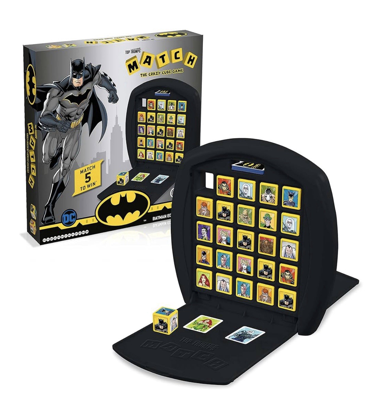 Batman Top Trumps Match – The Crazy Cube Board Game gets a DC Comics twist!